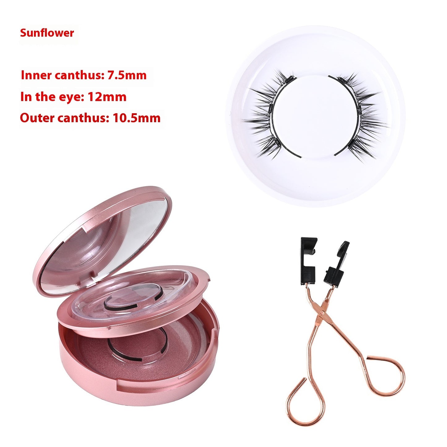 Magnetic Glue-free Three False Eyelashes Suit Collection Use Natural Simulation Long-lasting