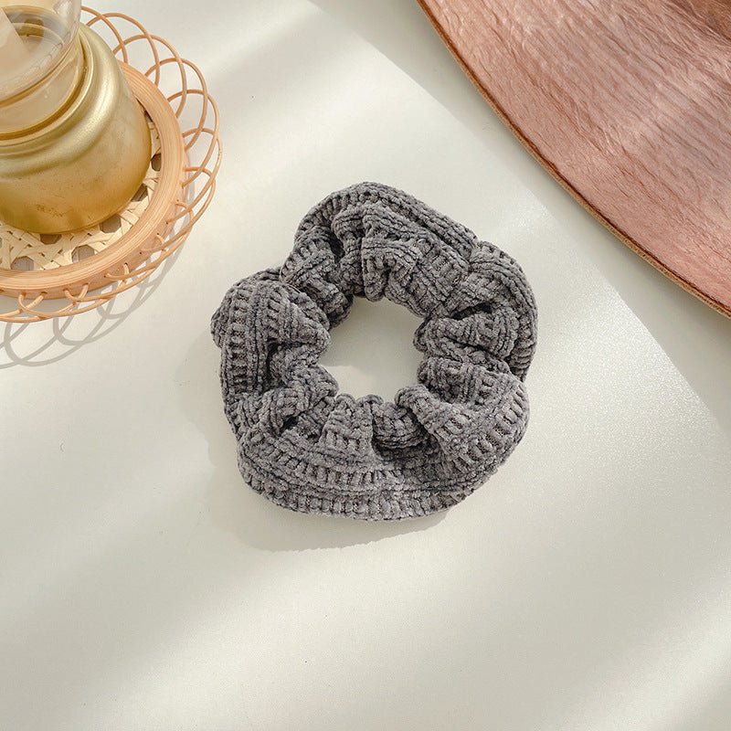 Winter Plush Pork Intestine Hair Ring