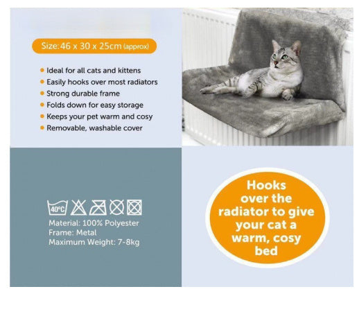 Iron Frame Cat Bed Cat Hammock Radiator Bed