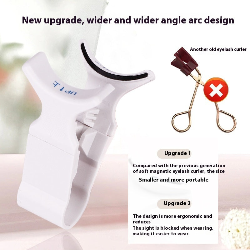 Non Adhesive Thick One Piece Magnetic Suction False Eyelashes