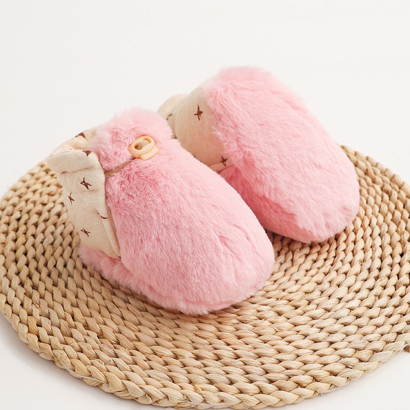 Fallwinter Soft-soled Anti-fall Warm Baby Toddler Shoes