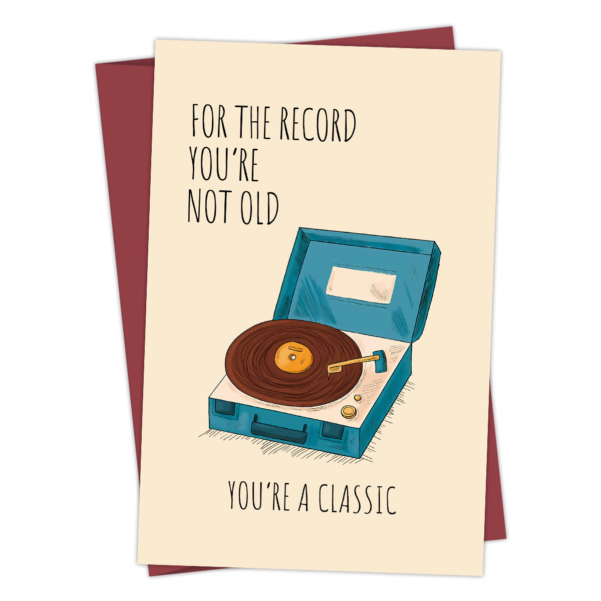 Birthday And Holiday Greeting Card With Envelope Text Card Gift