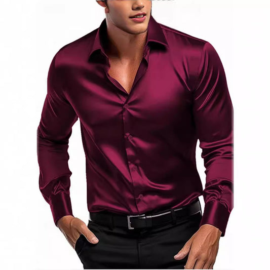 Men's British Style Shirt Long Sleeve