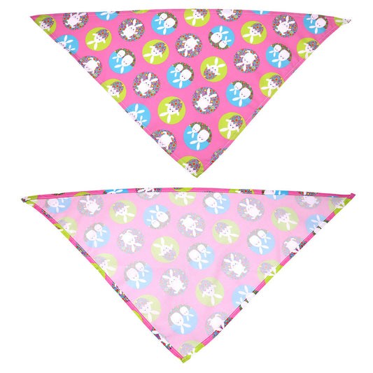 Easter Pet Triangle Scarf Dog Holiday Lip Towel