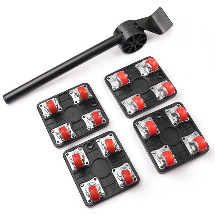 Plastic Convenient Furniture Moving System Weight Carrier With Pry Type Heavy Furniture Mobile Roller Set
