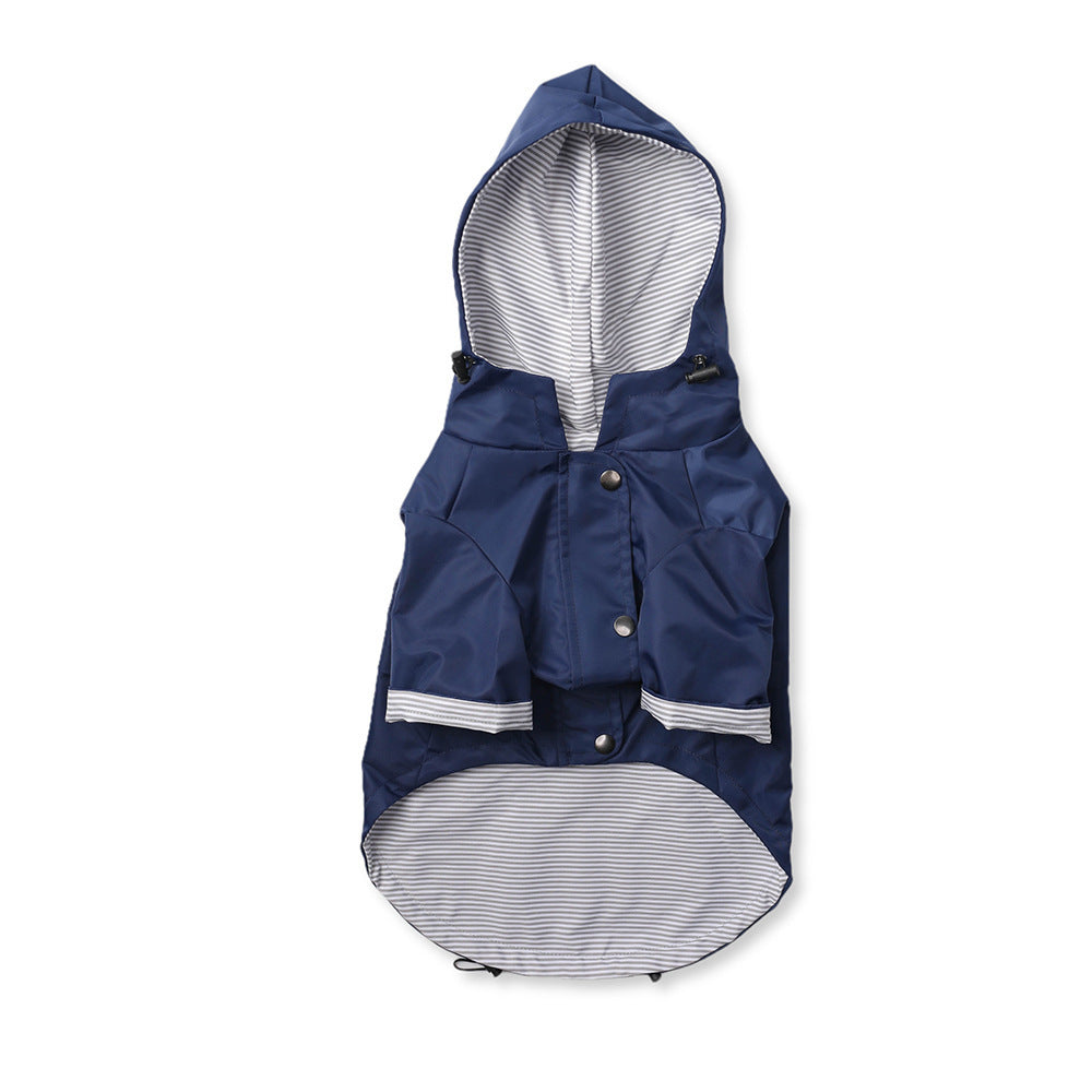 Windproof and rainproof pet jacket