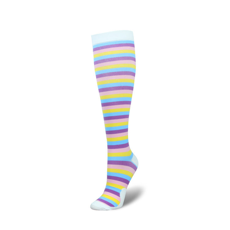 Outdoor Cycling Running Breathable Tube Socks Sports Compression Socks
