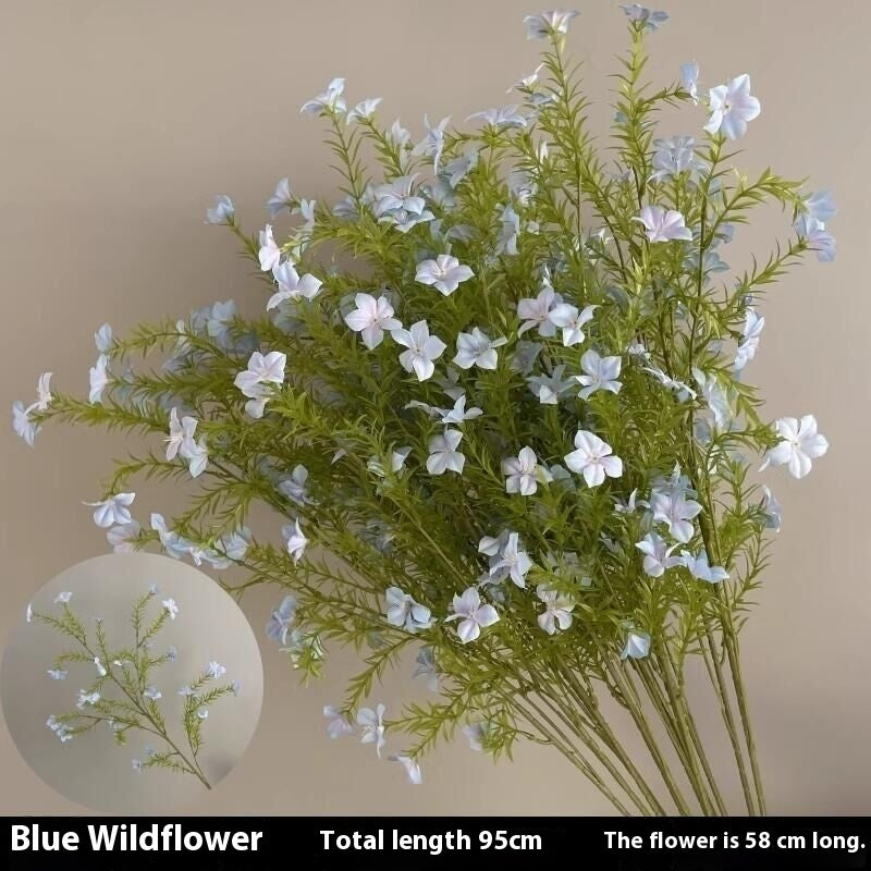 Decorative Flower Haze Blue Series Flower Material Rose