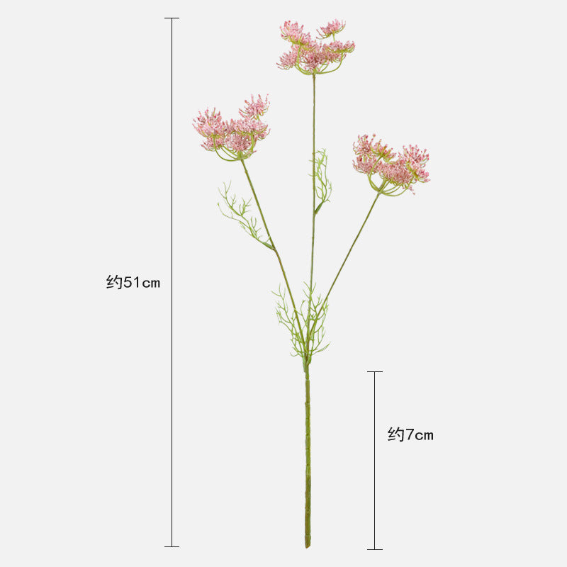 Living Room Decorative Fake Flower Wedding Foam Lace Artificial Flower