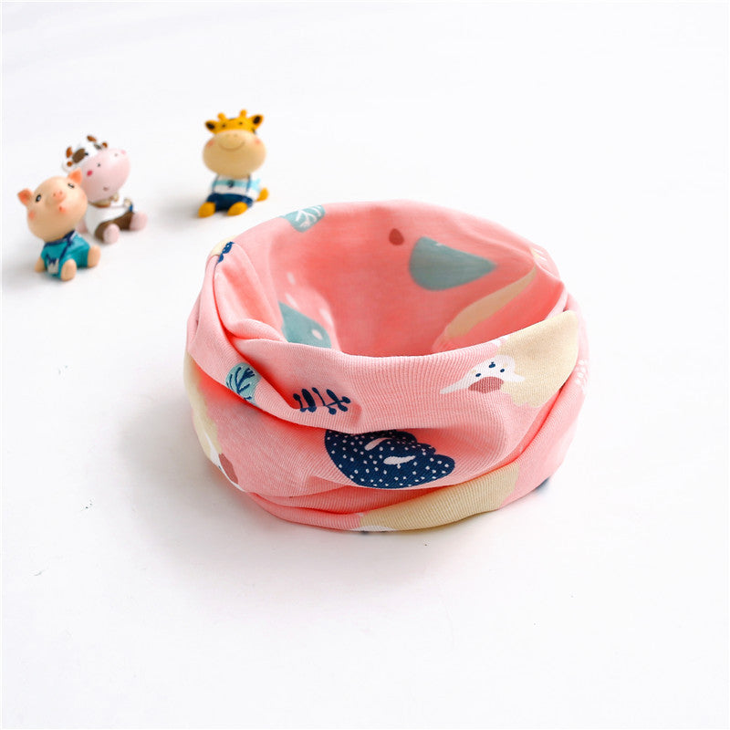 Boys' Casual Cotton Warm Printed Scarf