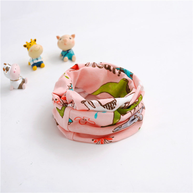 Boys' Casual Cotton Warm Printed Scarf