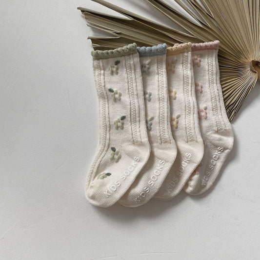 Fashion Personality Children's Floral Socks Suit