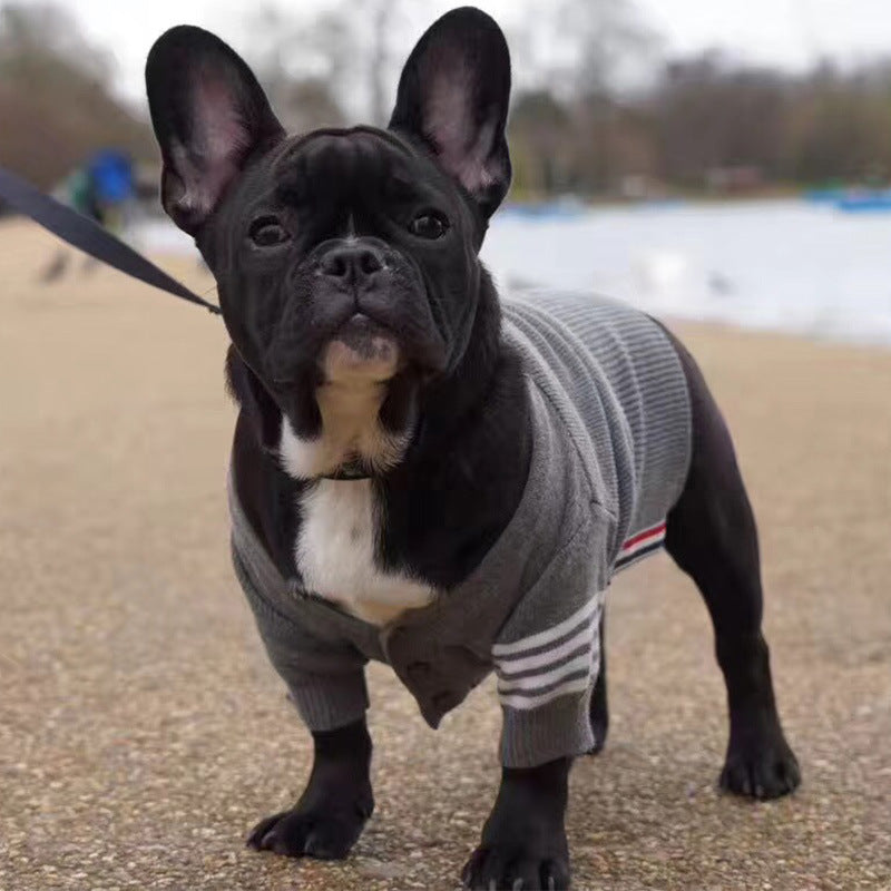 Christmas Pet Dog Clothes Autumn And Winter Sweater TeddyFrench Bulldog British Bucket Corgi Cat Sweater