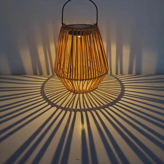 Solar Handmade Vine Woven Lantern Good-looking