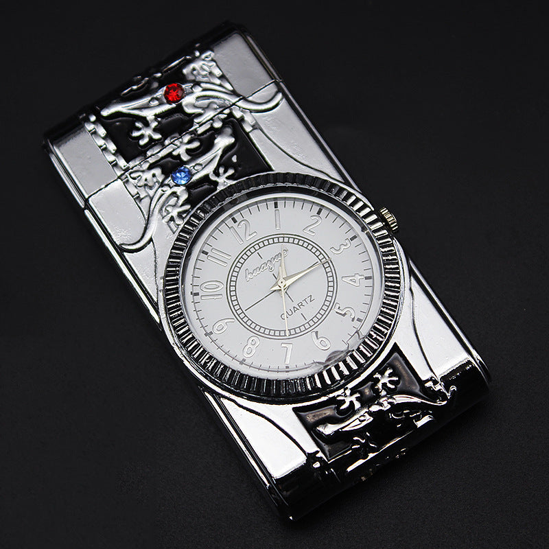Personality Running Lamp Inflatable Watch Windproof Lighter