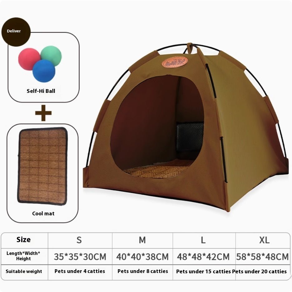 Four Seasons General Purpose Semi-enclosed Removable And Washable Cat Tent