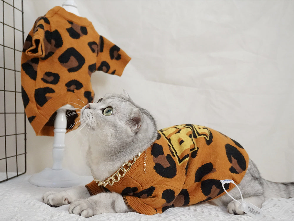 Autumn And Winter Knitted Wool Clothes For Cats And Dogs