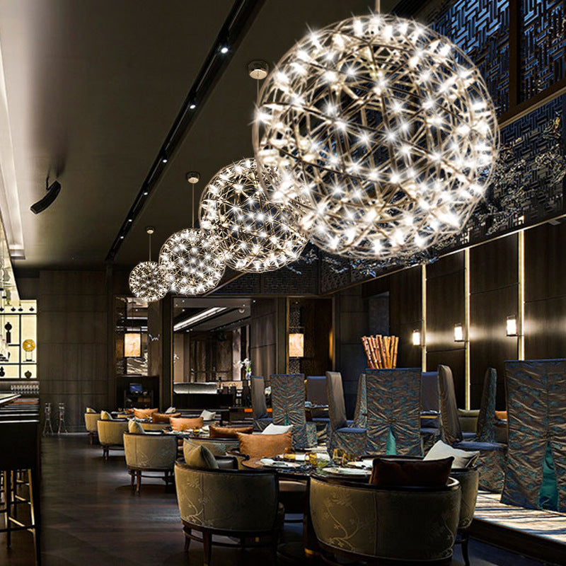 Spark Ball Restaurant Full Sky Star Chandelier