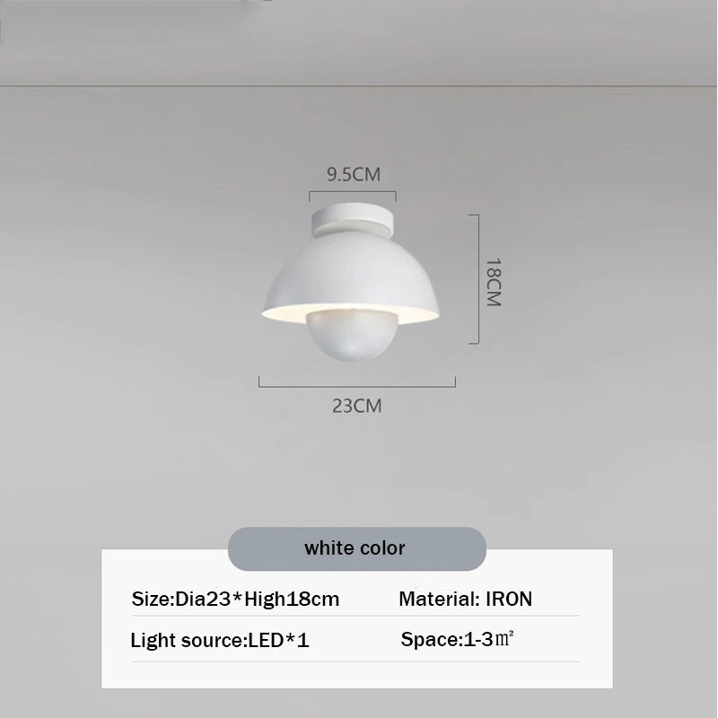 Bud Ceiling Lamp Corridor Aisle Decorative Led Iron Craft Wall Lamp