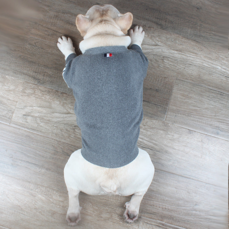Christmas Pet Dog Clothes Autumn And Winter Sweater TeddyFrench Bulldog British Bucket Corgi Cat Sweater