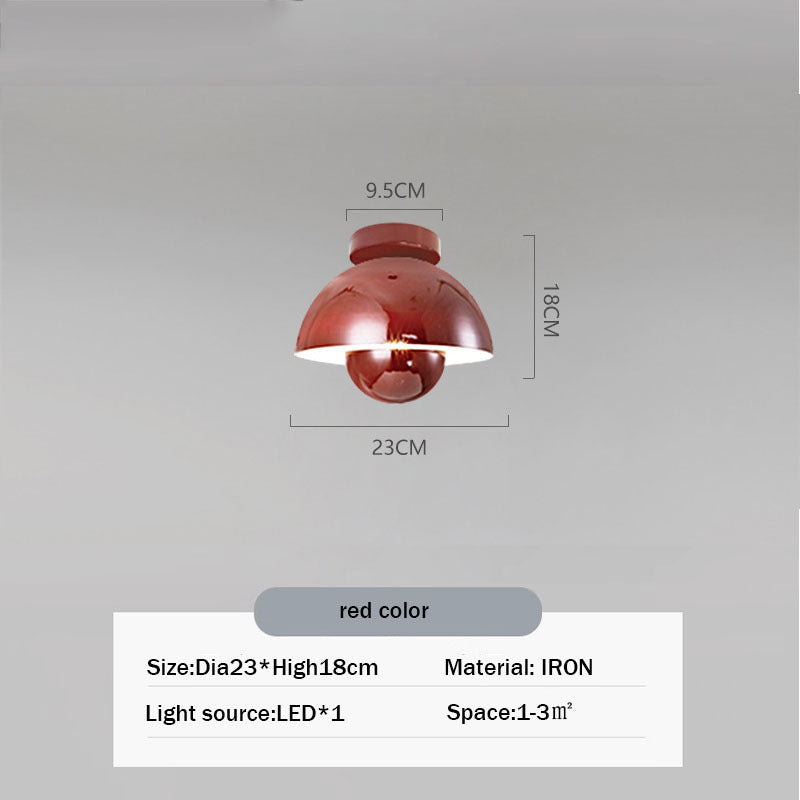 Bud Ceiling Lamp Corridor Aisle Decorative Led Iron Craft Wall Lamp