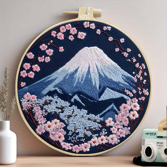 Embroidery Handmade Cloth Art Material Kit Sets Creative Needlework English