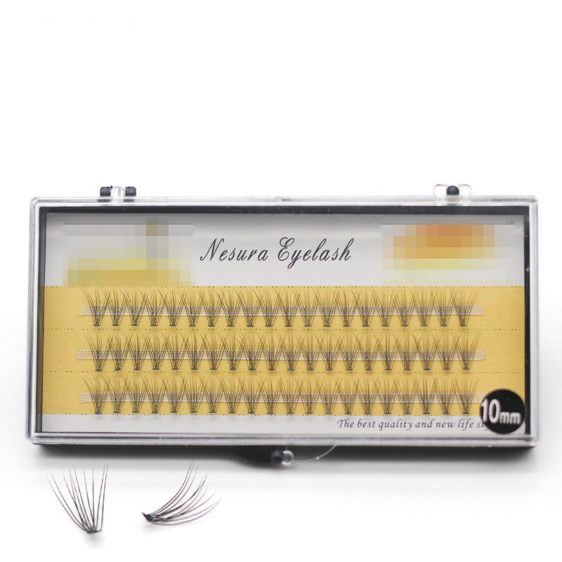 0.1 Thick Single Cluster 10 Scarecrow Planting Grafted False Eyelashes