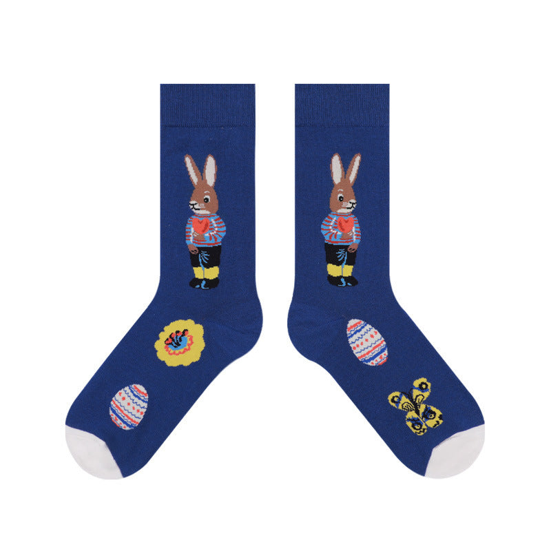 Fashion Personality Jacquard Women's Short Cotton Socks
