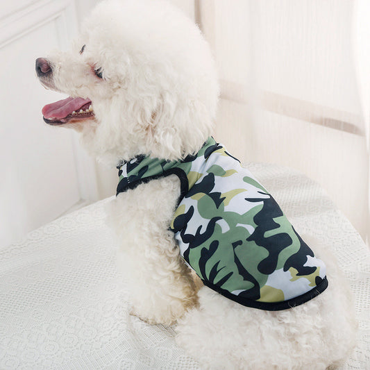 New Camouflage Vest Dog Clothes
