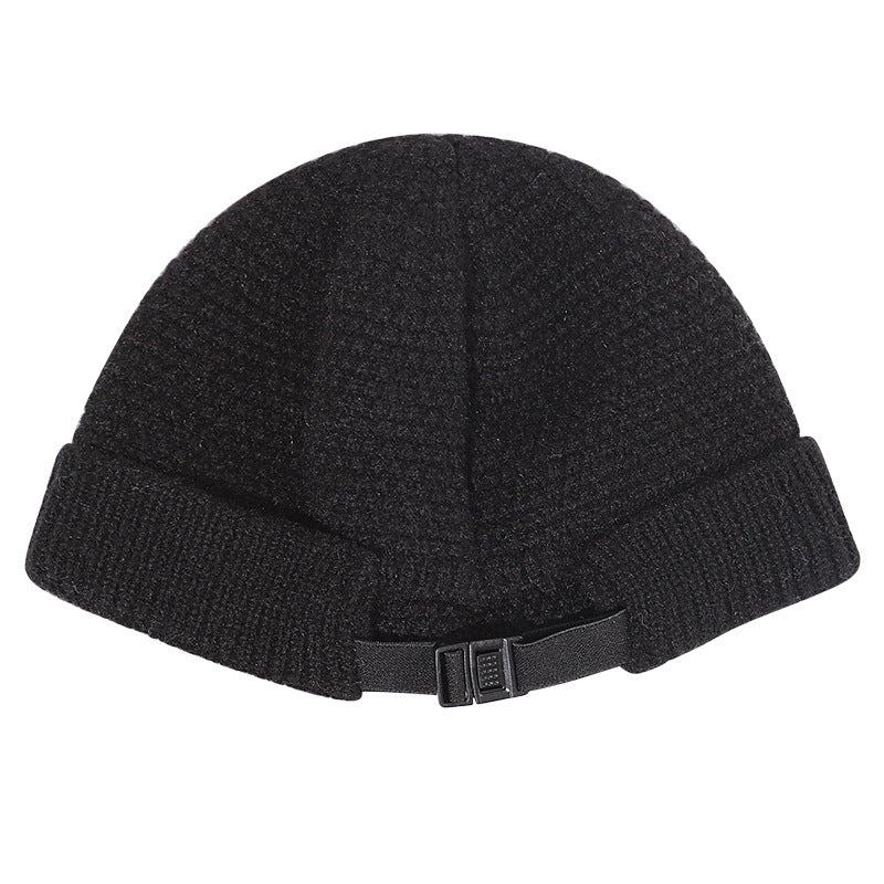 Outdoor Autumn And Winter Warm Hemming Knitted Woolen Cap