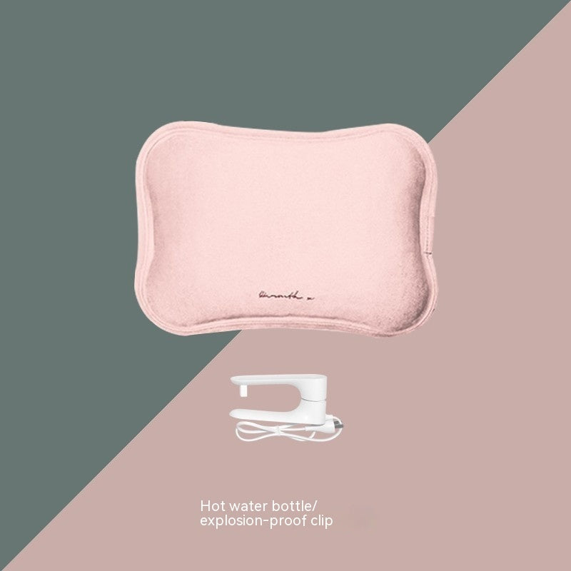 Rechargeable Hand Warmer Belly Cute Plush Explosion-proof Heating Pad Electric Hot Water Bag