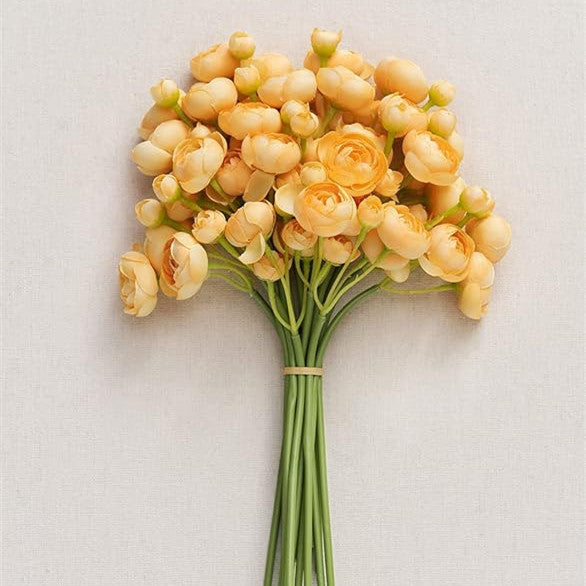 24-head Tea Rose Camellia Wedding Flower Wedding Hall Decorative Floral Plug