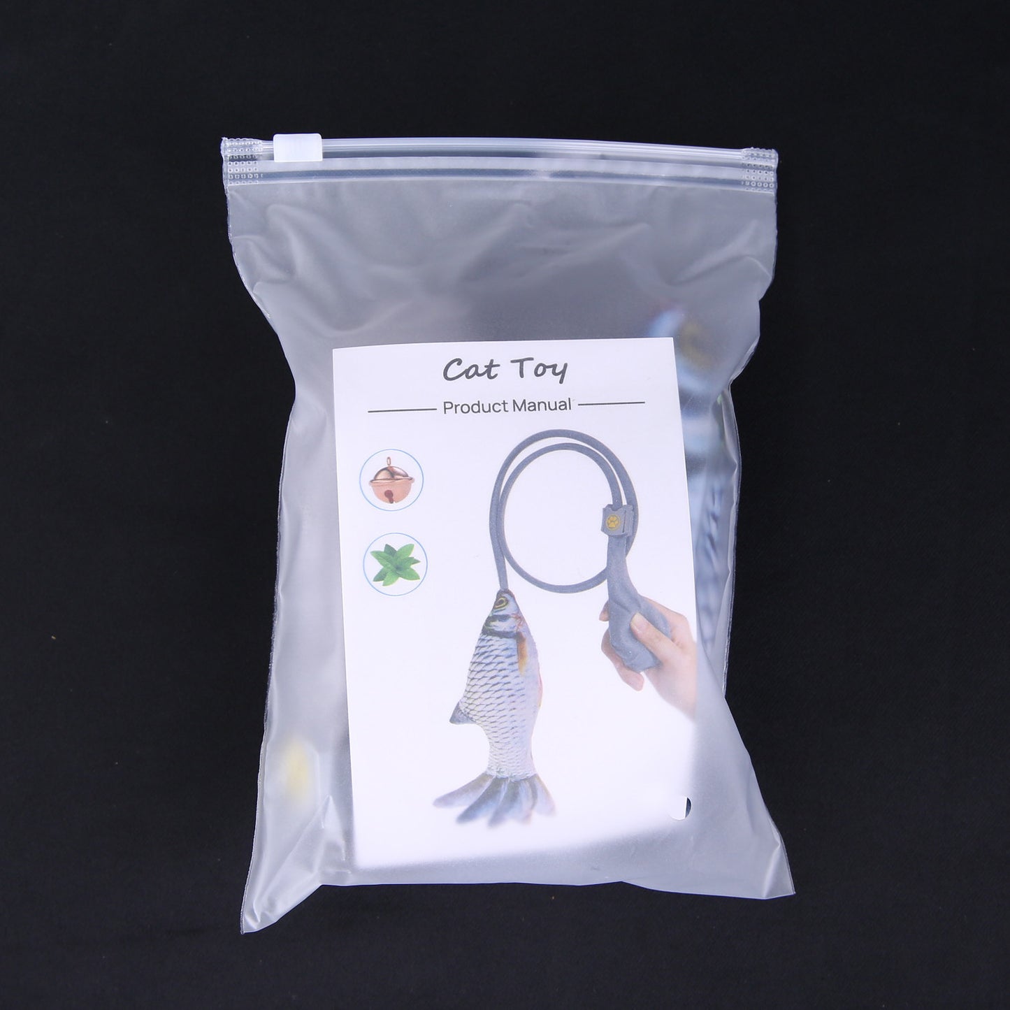 Creative Pet Funny Cat Artifact Simulation Fish Interactive Plush