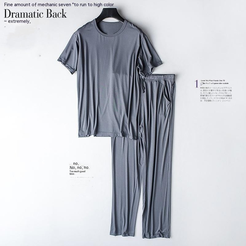 Short-sleeved T-shirt Thin Loose Trousers Summer Can Be Worn Outside Exercise Homewear Suit