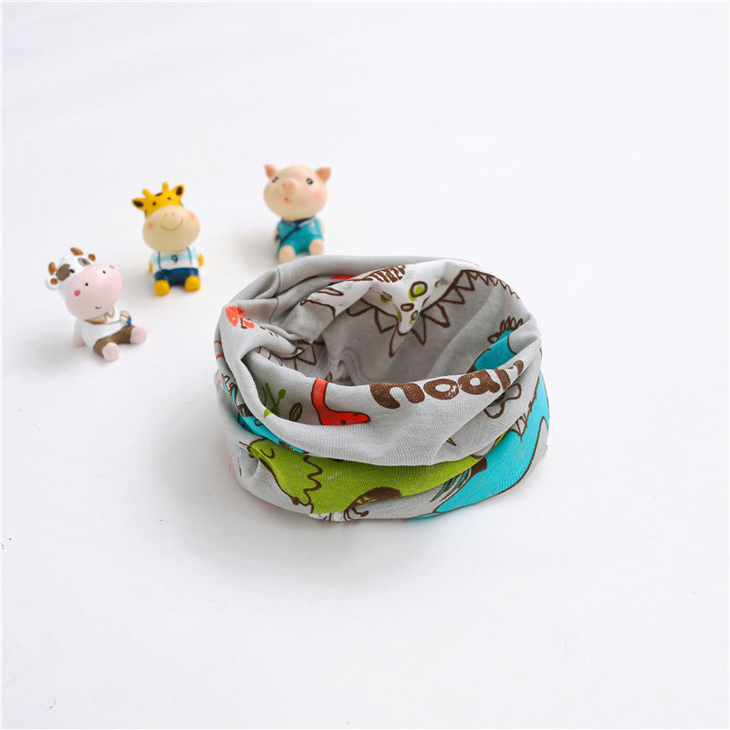 Boys' Casual Cotton Warm Printed Scarf