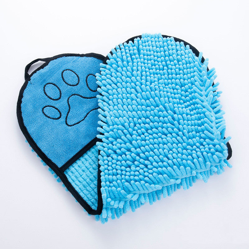 Solid Color Water Towel Dog Cat Pet Bath Towel