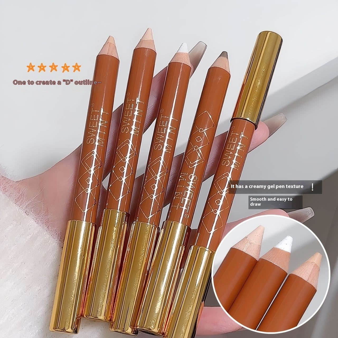 Double-headed Shading Pen Face Brightening Natural Three-dimensional