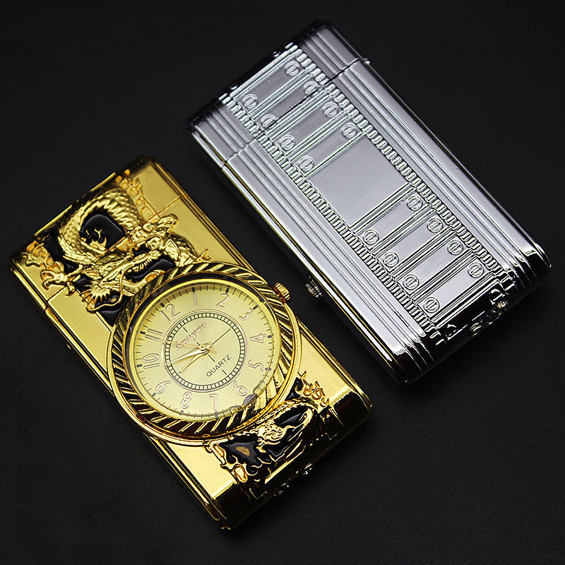 Personality Running Lamp Inflatable Watch Windproof Lighter