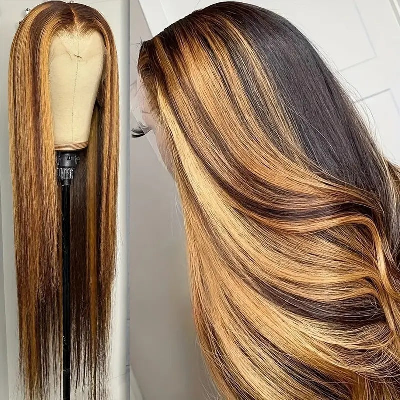 Lace Wig Highlight Gradient Fluffy Natural Fashion Headgear