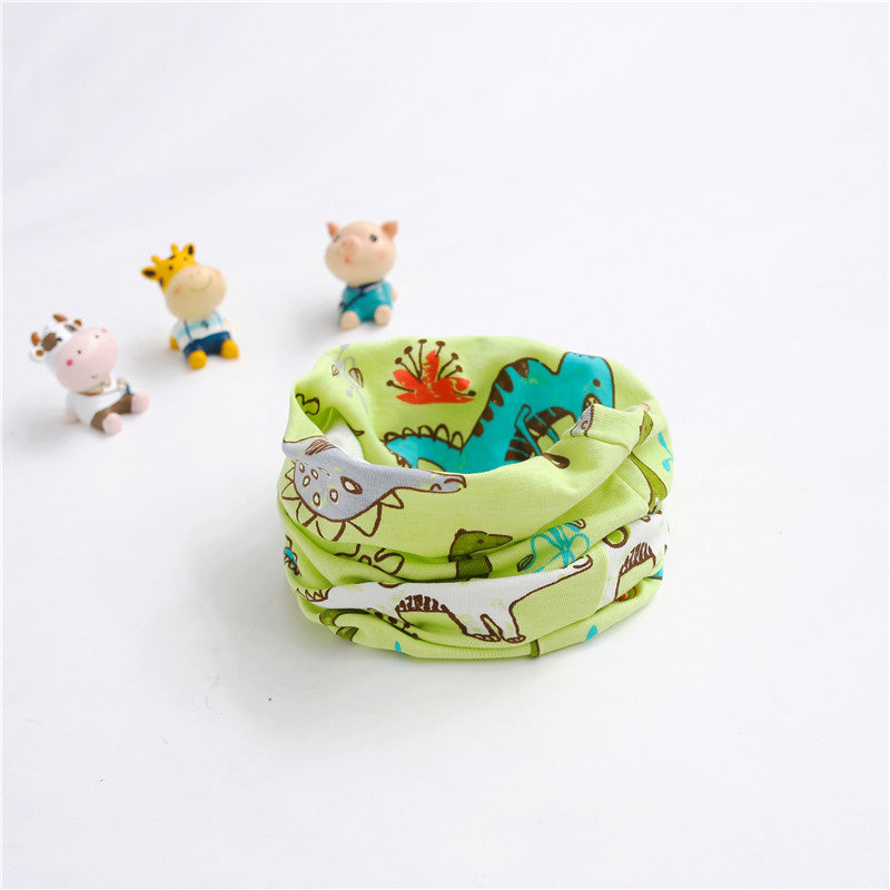 Boys' Casual Cotton Warm Printed Scarf