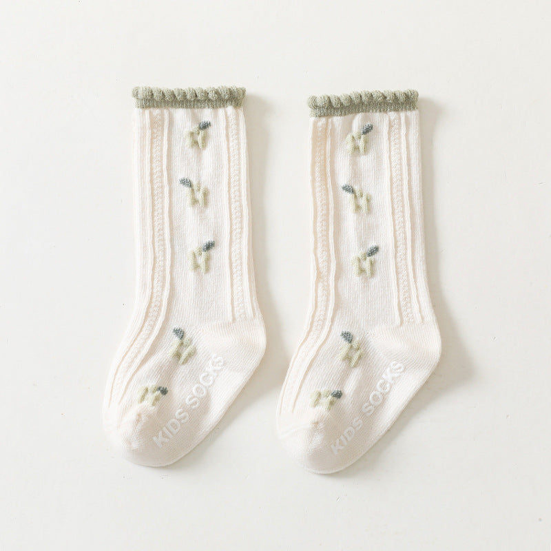 Fashion Personality Children's Floral Socks Suit