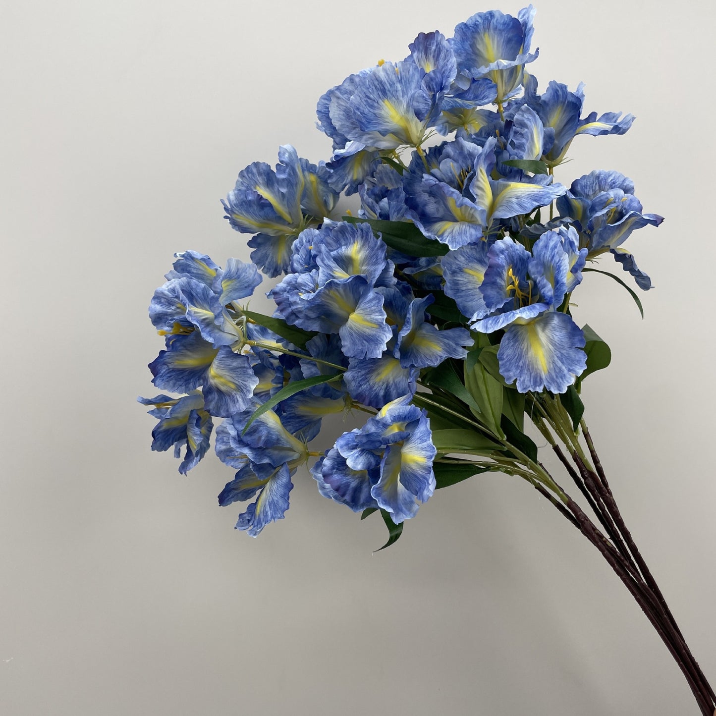 Decorative Flower Haze Blue Series Flower Material Rose