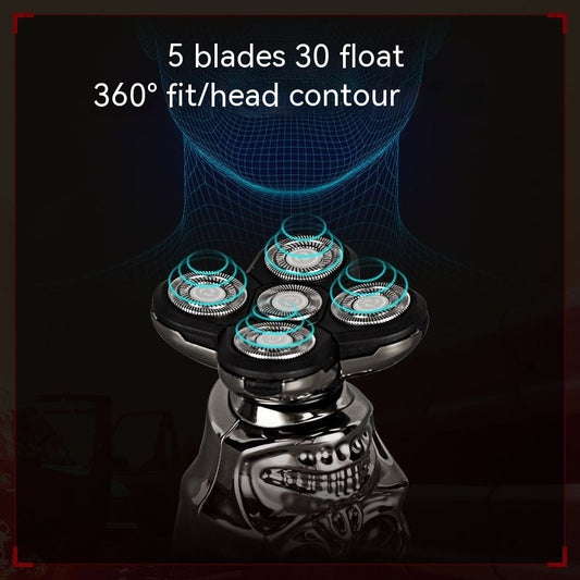 Multifunctional Skull Bald Hair Clipper Shaver