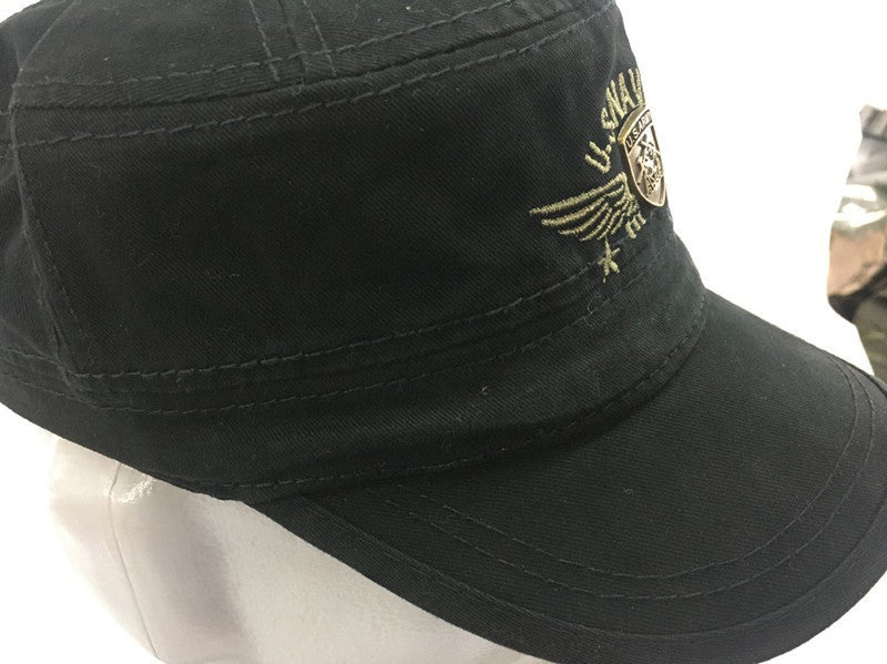 United Front Army Fan Flat Cap Cotton Duck Tongue Short Zhan Hat