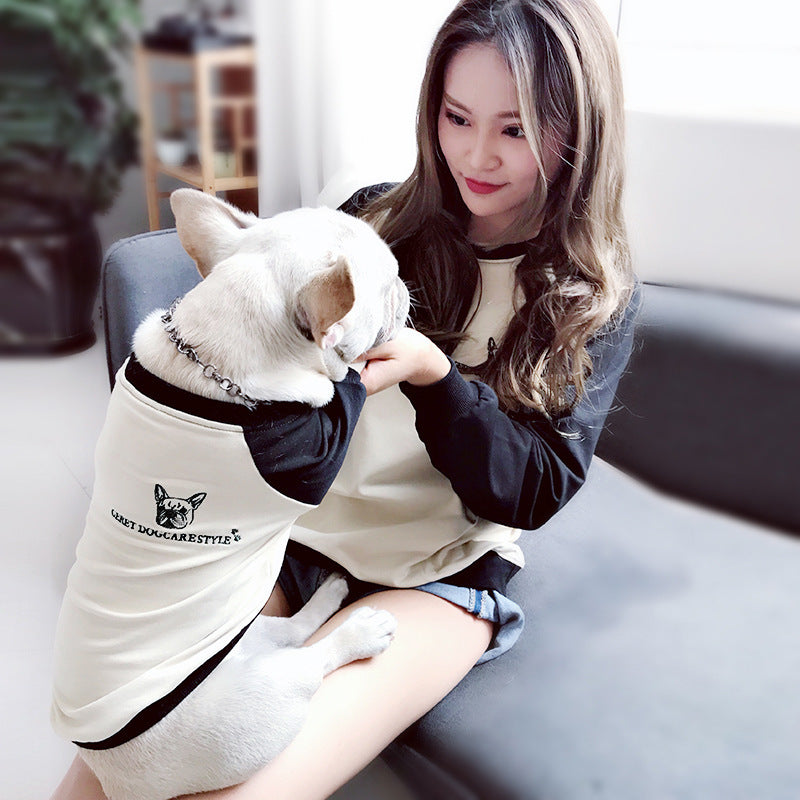 Dog Clothing Korean Style Long-sleeved T-shirt