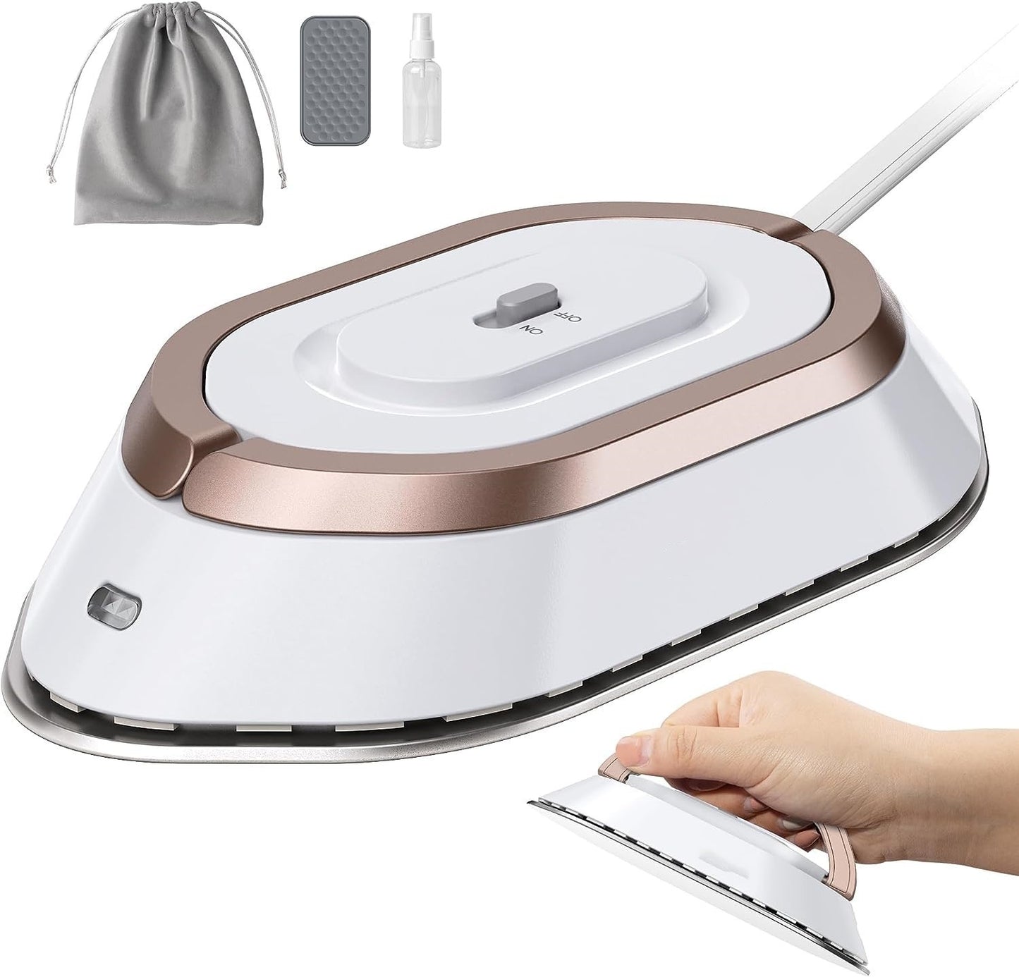Newbealer Travel Iron With Dual Voltage 120V220V Lightwei