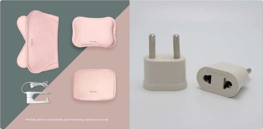 Rechargeable Hand Warmer Belly Cute Plush Explosion-proof Heating Pad Electric Hot Water Bag