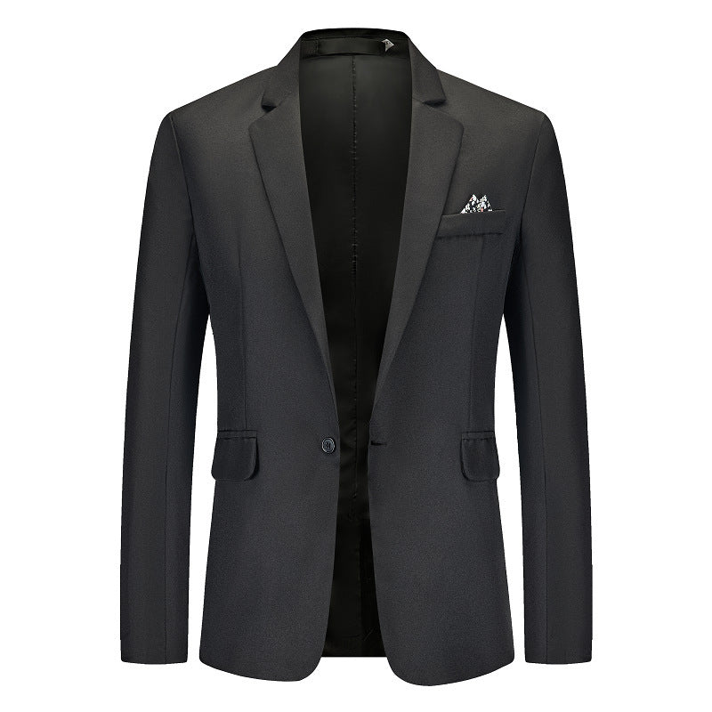 New Men's Loose Single-breasted Business Suit Jacket
