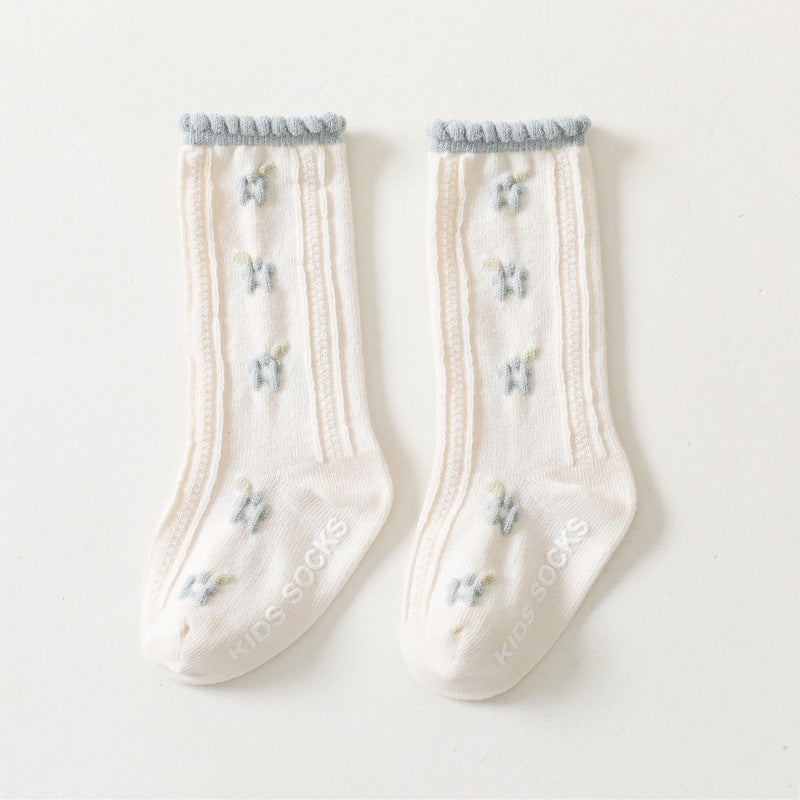 Fashion Personality Children's Floral Socks Suit