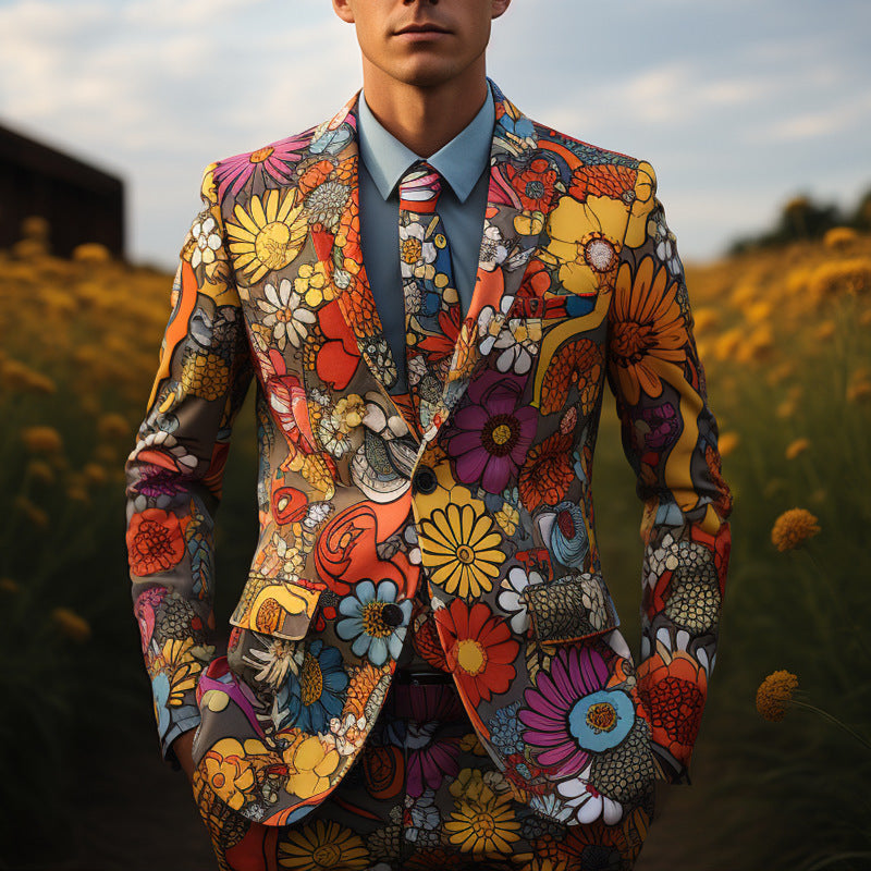 Fashion Personality New Men's Cool Suit